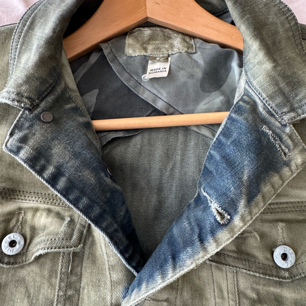 Diesel Men’s Denim Jacket size L - Picture 11 of 16